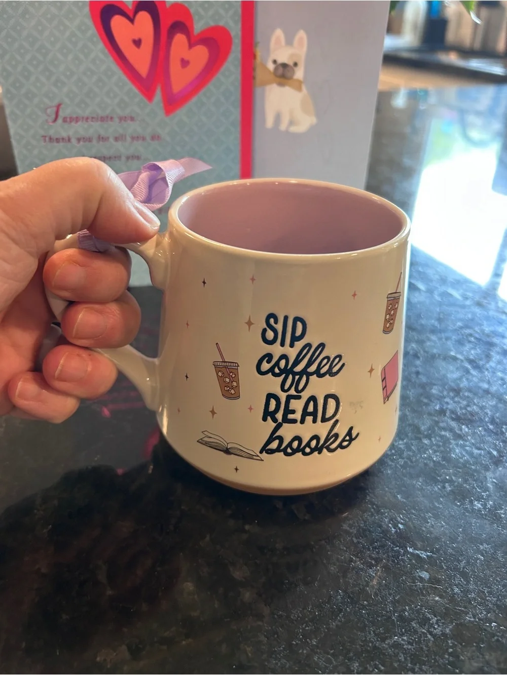 Sip Coffee Read Books Ceramic Mug - The Cozy Book Club